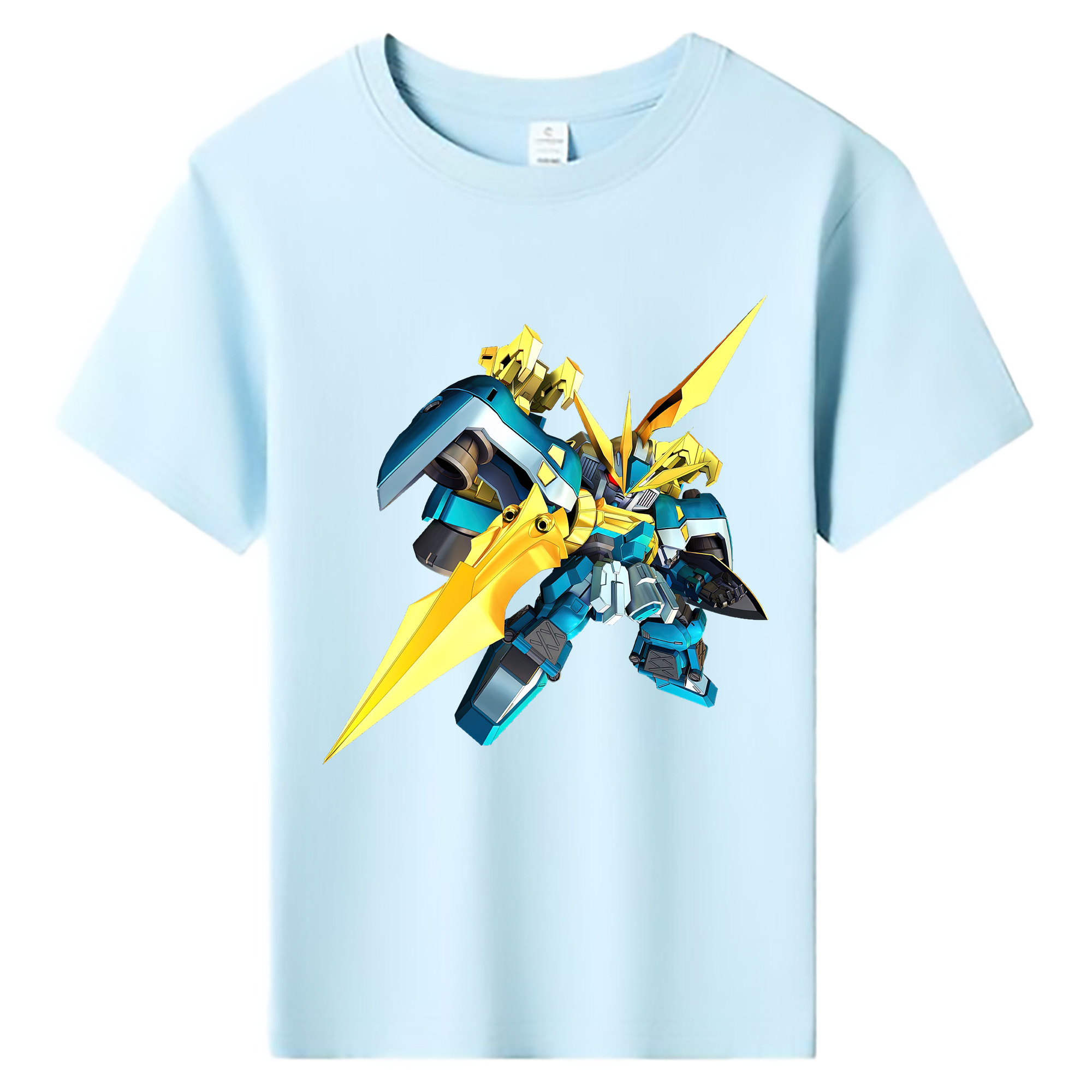 （画像用） 機動戦士ガンダム Mobile Suit Gundam 綿100％キッズTシャツ（フロントプリント）